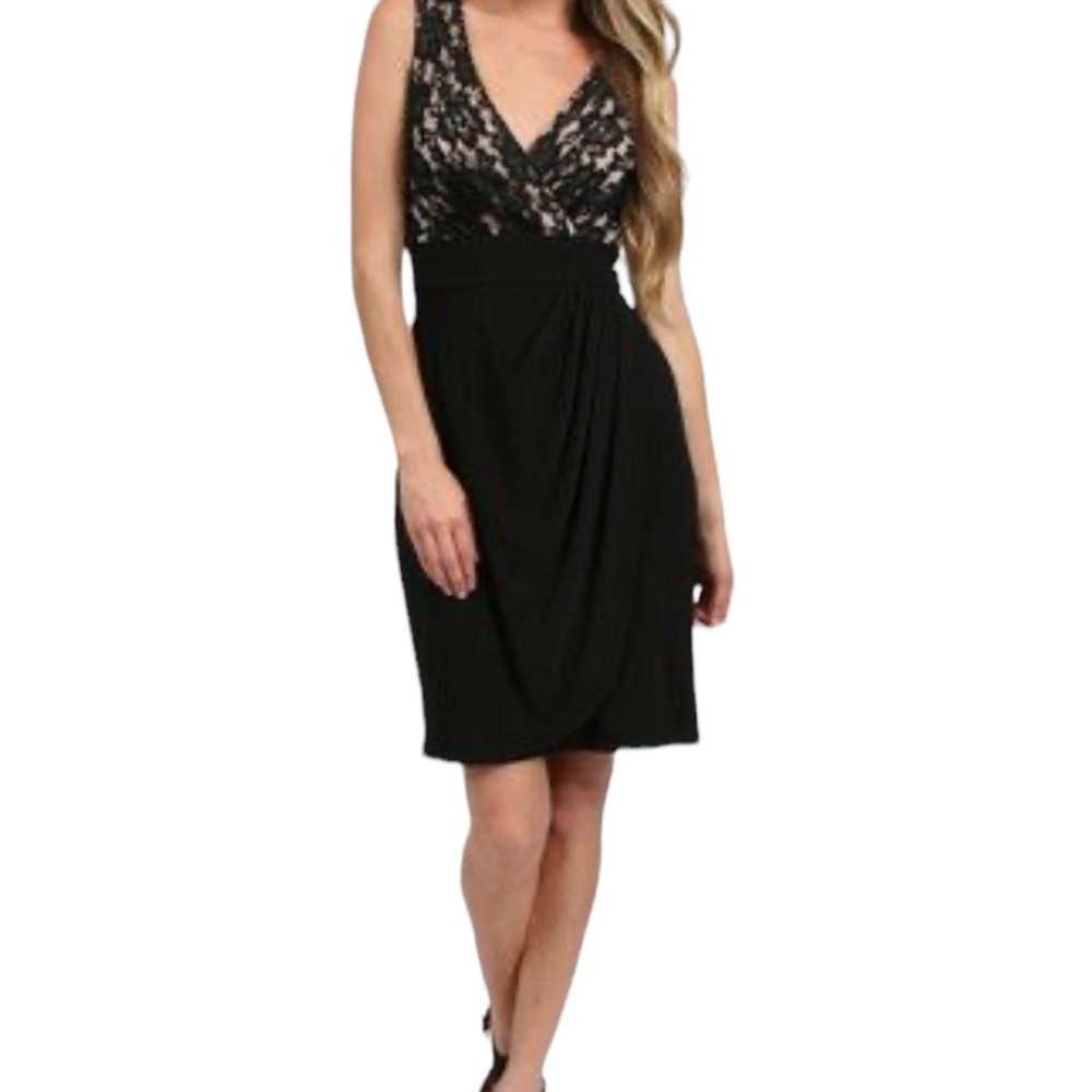 NWT Maggy London sleeveless black dress
